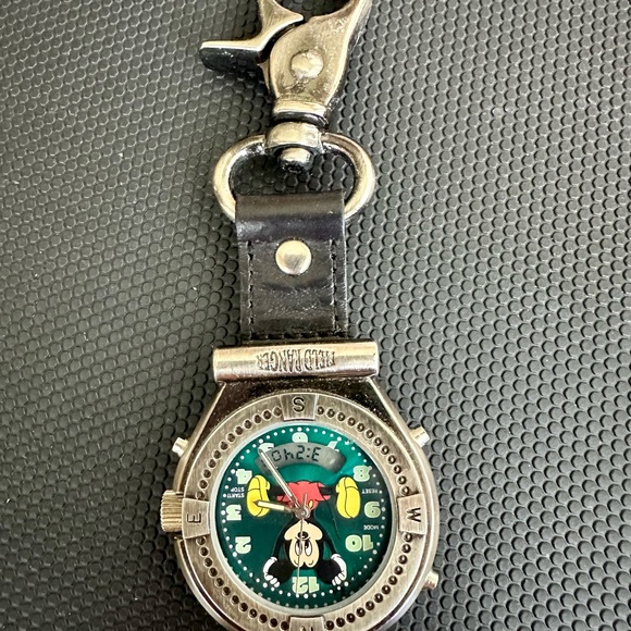 Disney Mickey Mouse Watch- Time Works Field Ranger Mickey Pocket